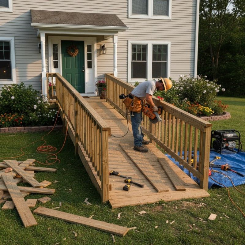 Handicap Ramp Repair in Conroe, TX