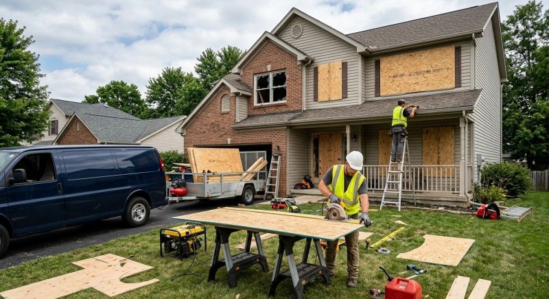 Emergency Board Up Service in Olathe, KS
