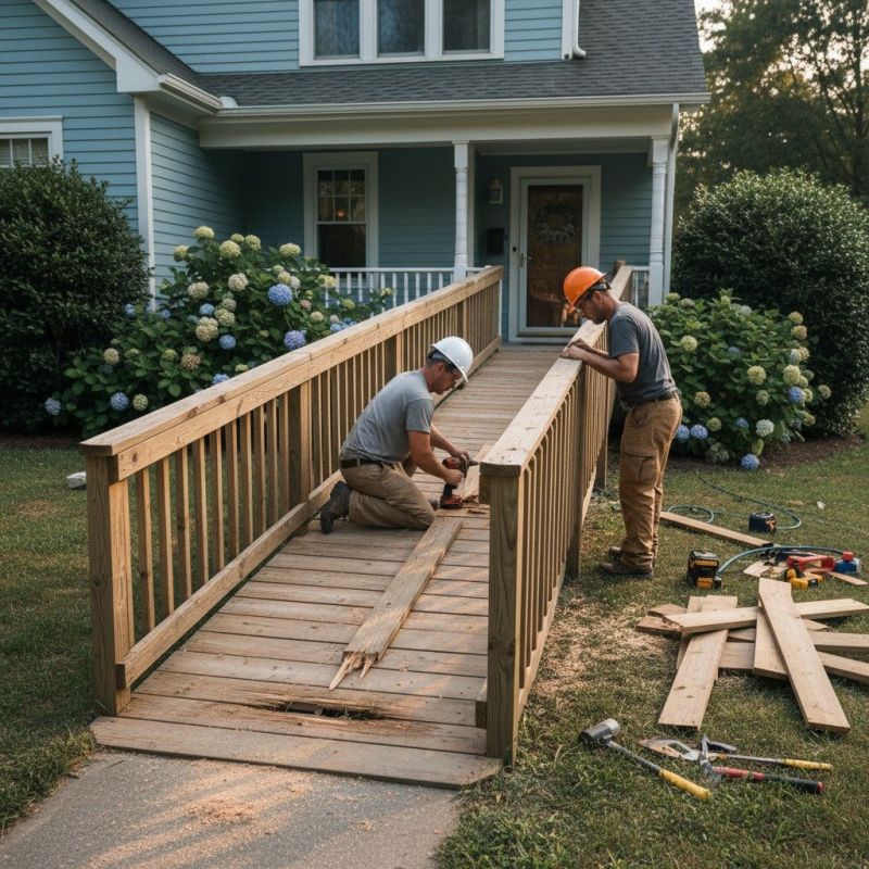 Handicap Ramp Repair in Conroe, TX