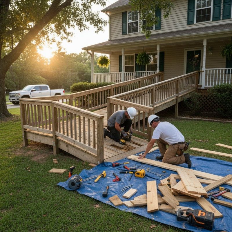Handicap Ramp Repair in Olathe, KS
