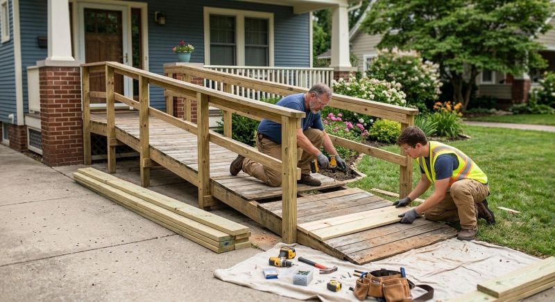Handicap Ramp Repair in Wilmington, NC