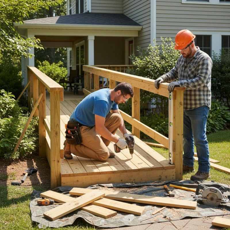 Wood Ramp Repair in Alpharetta, GA