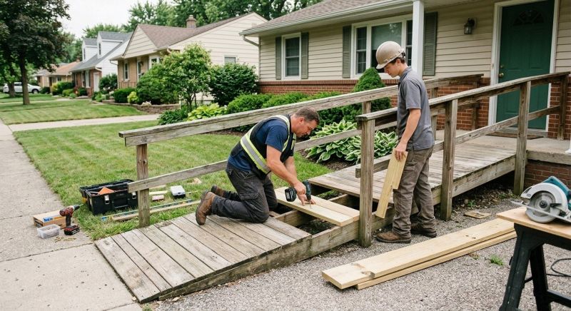 Wood Ramp Repair in Alpharetta, GA